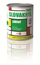 Základní barva Slovakryl profi bílý 0,75 kg